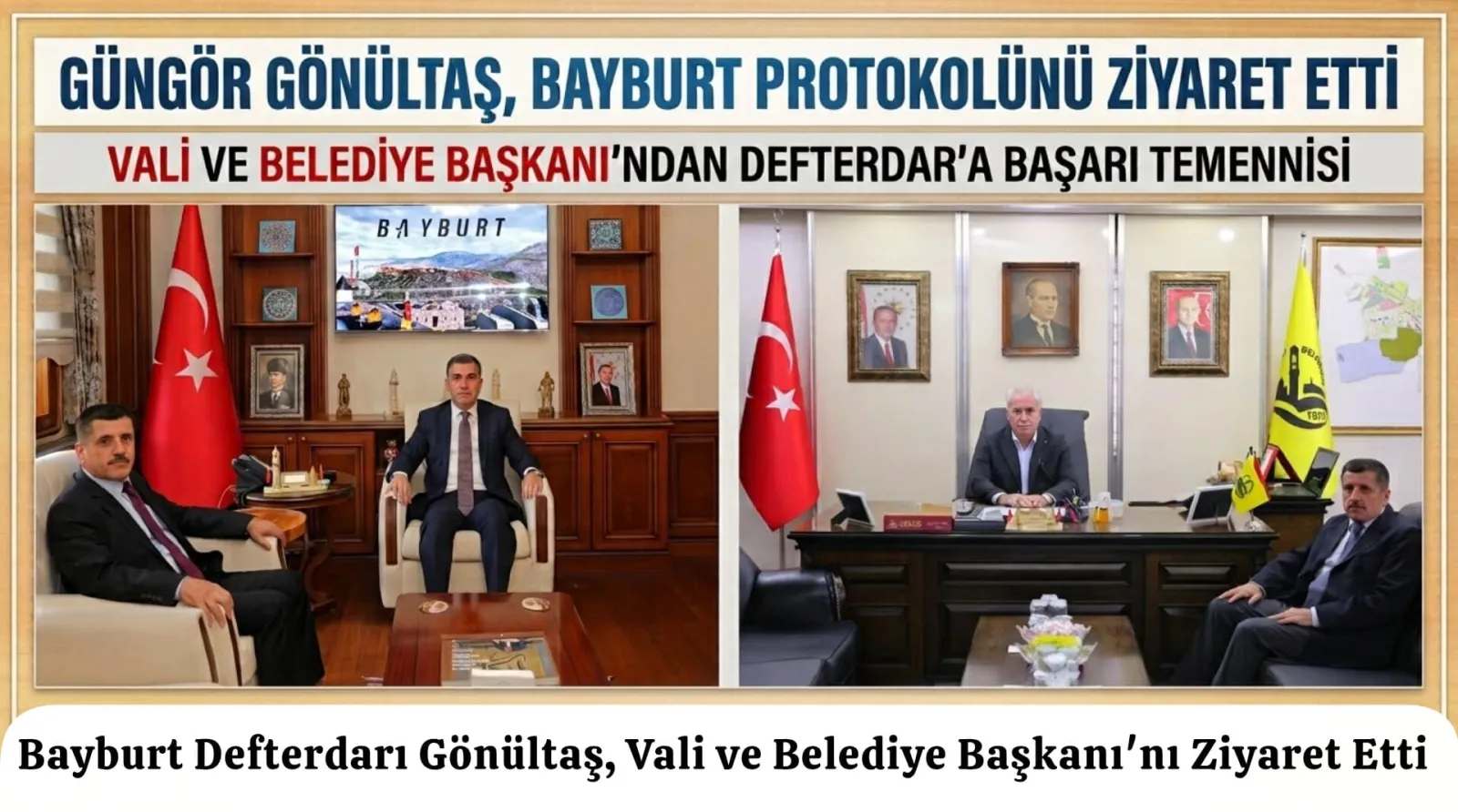 BAYBURT DEFTERDARLIĞI’NA TANIDIK VE TECRÜBELİ İSİM